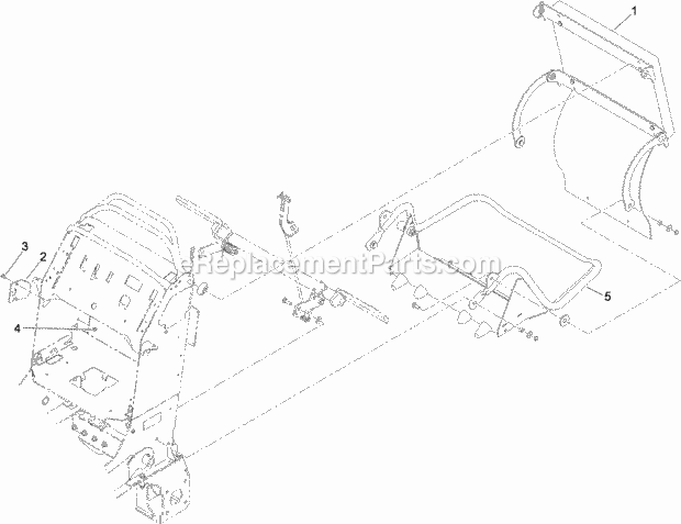 Toro 79549 (310000001-310999999) Grandstand Mower, With 52in Turbo Force Cutting Unit, 2010 Platform Assembly Diagram