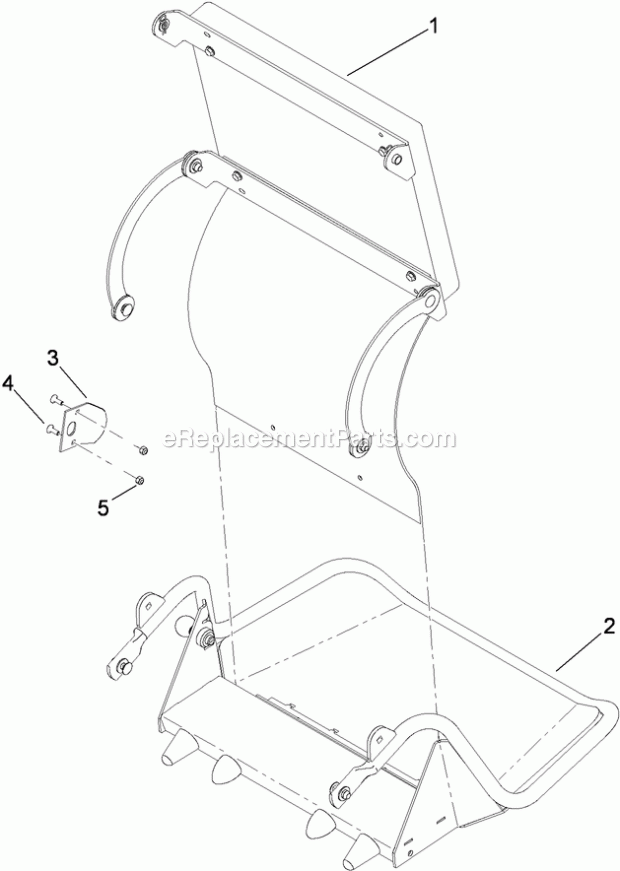 Toro 79559 (290005001-290999999) Grandstand Mower, With 52in Turbo Force Cutting Unit, 2009 Platform Assembly Diagram