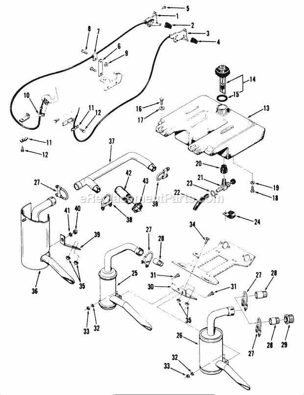 Toro 81-10K801 (1978) Lawn Tractor Sheet Metal And Covers Diagram