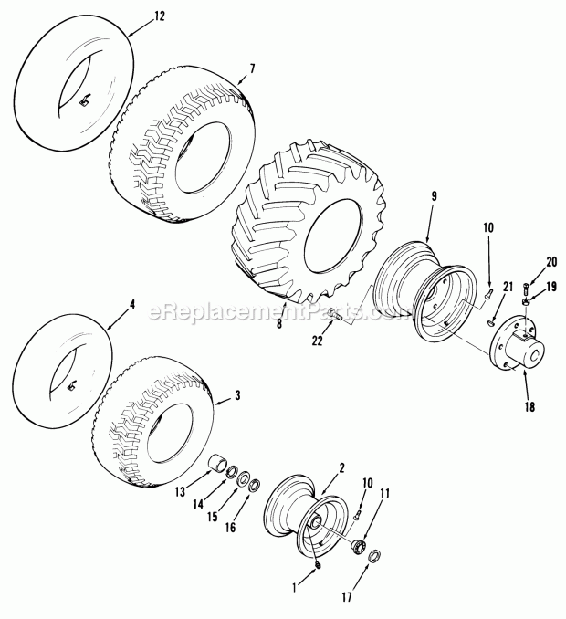 Toro 81-10K801 (1978) Lawn Tractor Page Y Diagram