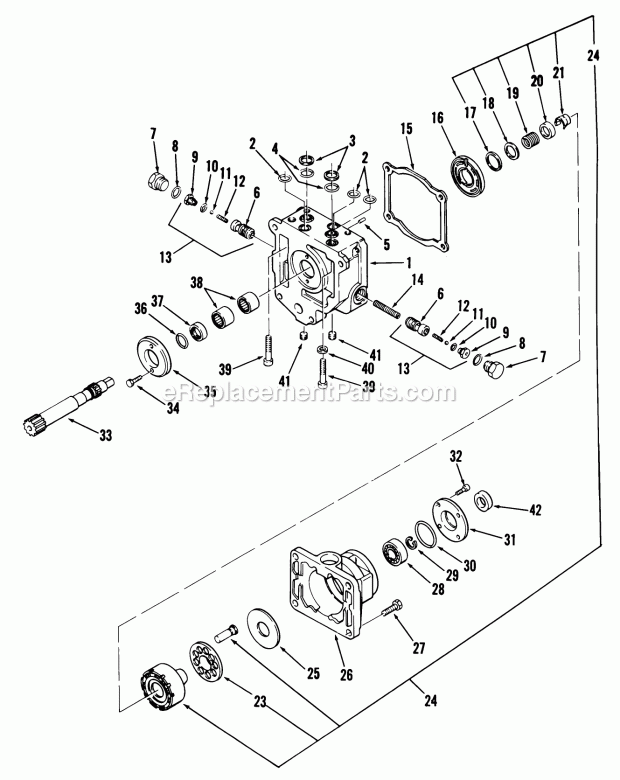 Toro 81-10K801 (1978) Lawn Tractor Drive Belt And Pulleys Diagram