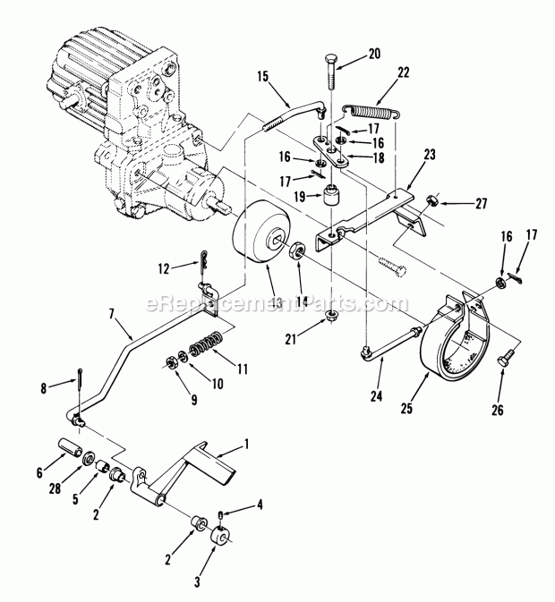 Toro 81-10K801 (1978) Lawn Tractor Electrical System-Twin Cylinder Models Diagram