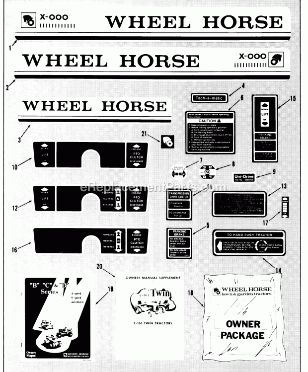 Toro 81-12K801 (1978) Lawn Tractor Front Axle And Steering Diagram