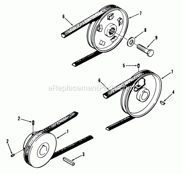 Toro 81-12K801 (1978) Lawn Tractor Fuel And Exhaust System Diagram