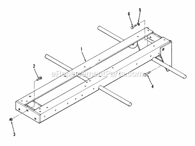 Toro 81-12KS01 (1978) Lawn Tractor Front Axle And Steering Diagram
