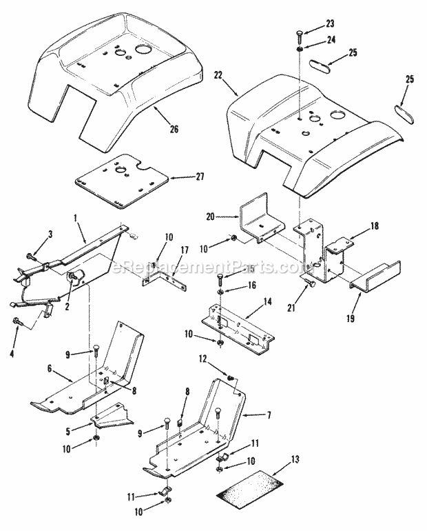 Toro 81-12KS01 (1978) Lawn Tractor Page S Diagram