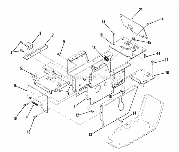 Toro 81-12KS01 (1978) Lawn Tractor Page T Diagram