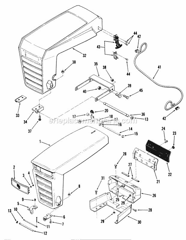 Toro 81-12KS01 (1978) Lawn Tractor Single Cylinder Engines Diagram