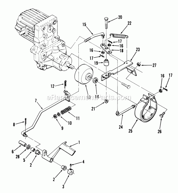 Toro 81-12KS01 (1978) Lawn Tractor Page E Diagram