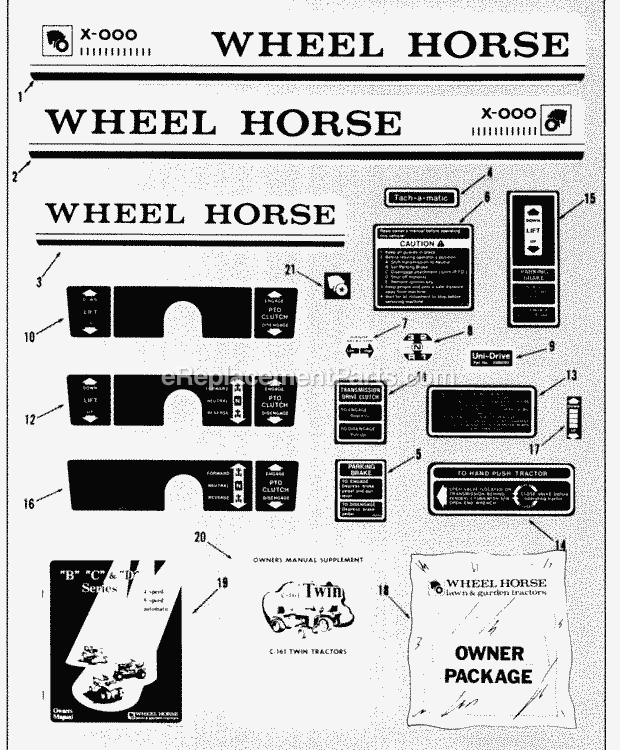 Toro 81-12KS01 (1978) Lawn Tractor Drive Belt And Pulleys Diagram