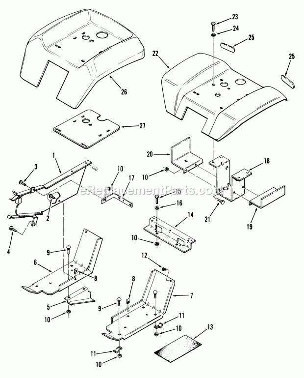 Toro 81-14K801 (1978) Lawn Tractor Page S Diagram