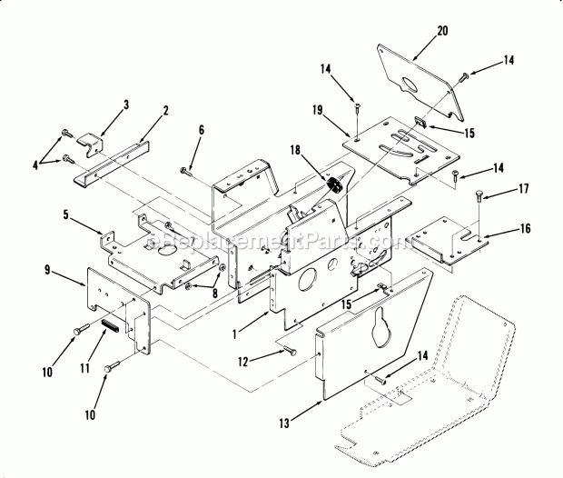 Toro 81-14KS01 (1978) Lawn Tractor Page T Diagram