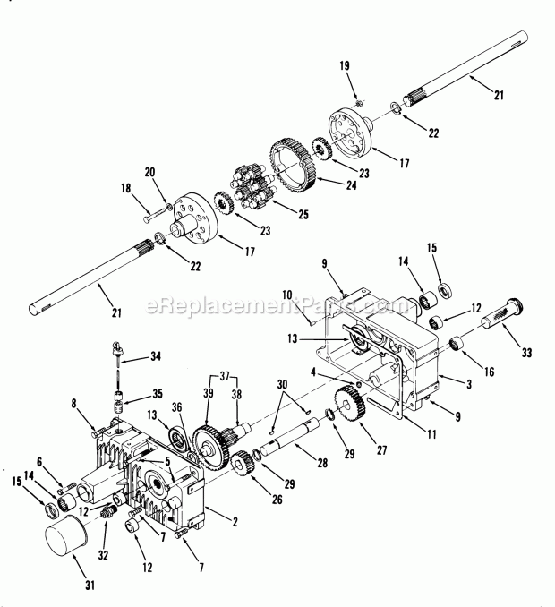 Toro 81-16K801 (1978) Lawn Tractor Page W Diagram