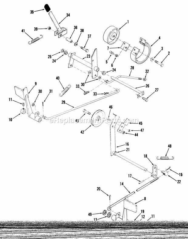 Toro 81-16K801 (1978) Lawn Tractor Electrical System-Single Cylinder Models Diagram