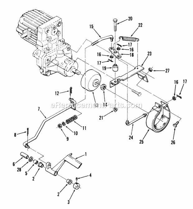 Toro 81-16K801 (1978) Lawn Tractor Electrical System-Twin Cylinder Models Diagram