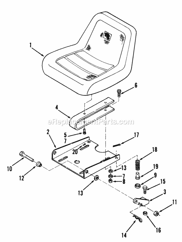 Toro 81-20KS01 (1978) Lawn Tractor Page AD Diagram