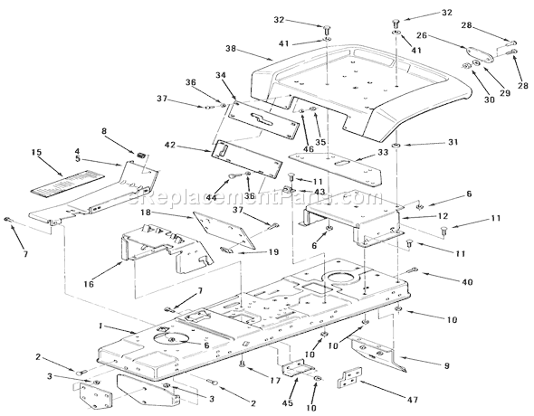 Toro B2-11B392 (1987) Lawn Tractor Page N Diagram