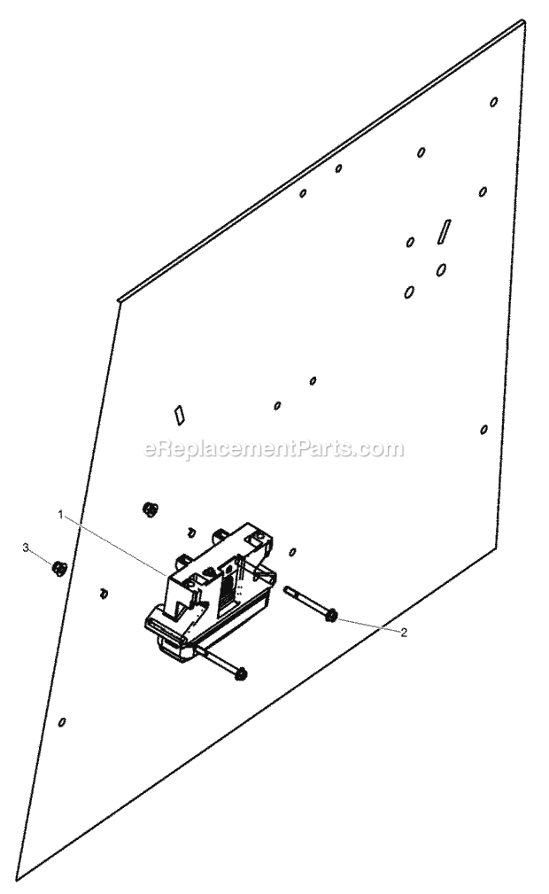 Toro RT1200 (2009-2012) Trencher, 2010 Load Control Option Assembly Diagram