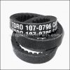 Toro Belt part number: 107-0796