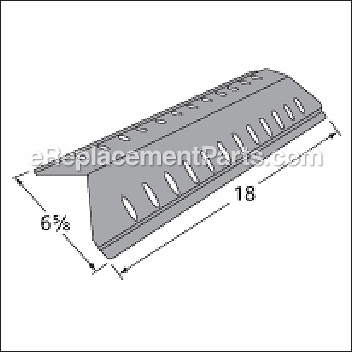 Porcelain Steel Heat Plate - 96041:Aftermarket