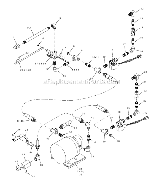Vulcan 2GR65CF (ML-136432) Gas Fryer Oil Return Diagram