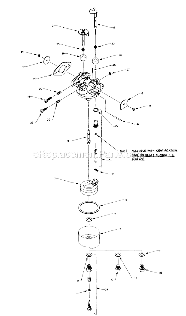 Walbro LMB-205-1 Carburetor Page A Diagram