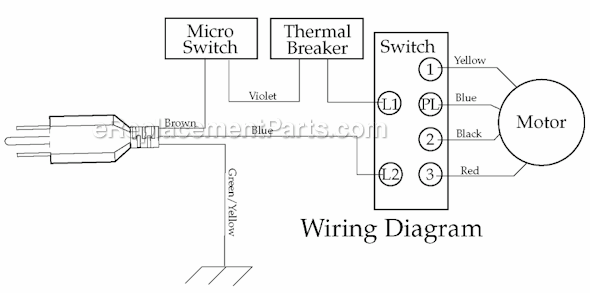 Waring 33BL10 Blender Page C Diagram