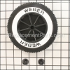 Weber 6" Wheel, Weber Logo part number: 6412