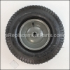 Weed Eater Rear Wheel Assembly part number: 581420701