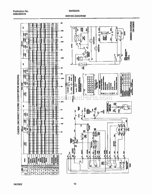 Westinghouse SWS933AS1 Washer - West/Grupo Famsa Page E Diagram