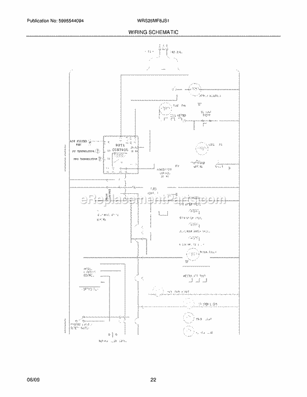 Westinghouse WRS26MF8JS1 Refrigerator Page L Diagram