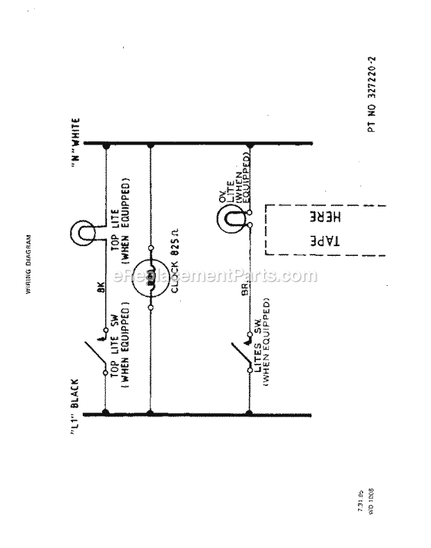 Whirlpool 1225^0A Gas Range Page I Diagram