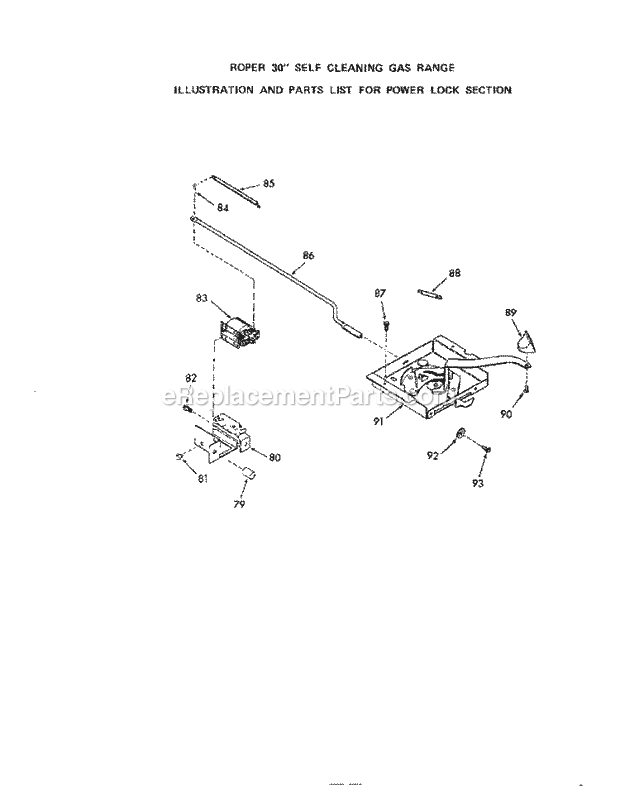 Whirlpool 1393^0A Gas Range Burner Diagram