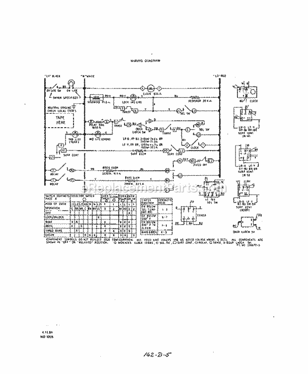Whirlpool 2275^0A Electric Range Page G Diagram