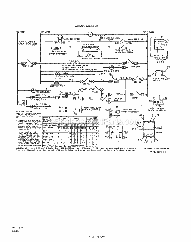 Whirlpool 2347^0A Electric Range Page G Diagram