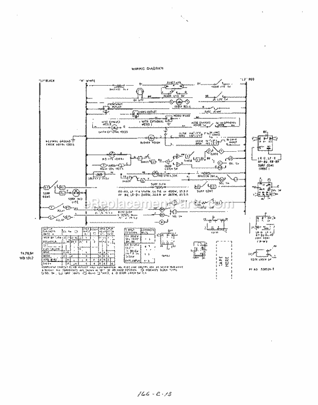 Whirlpool 2765^0A Double Oven Electric Range Page I Diagram