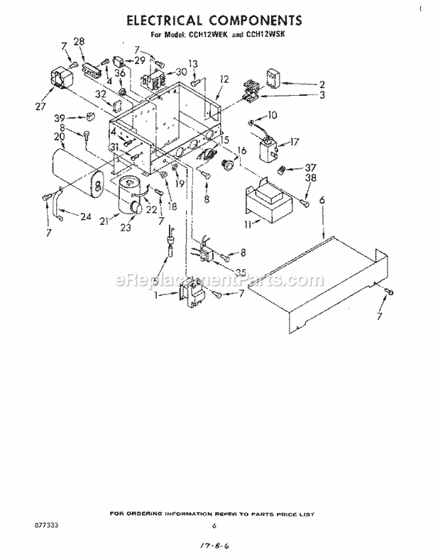 Whirlpool CCH12ASK Commercial Icemaker Page E Diagram