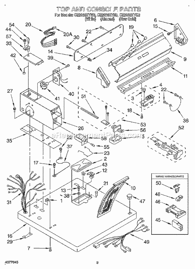 Whirlpool CE2950XYG3 Dryer Page C Diagram