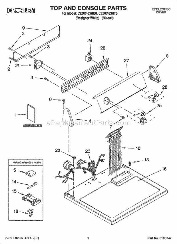 Whirlpool CEDX463RQ0 29