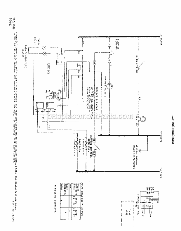 Whirlpool F5807W0 Range Page F Diagram