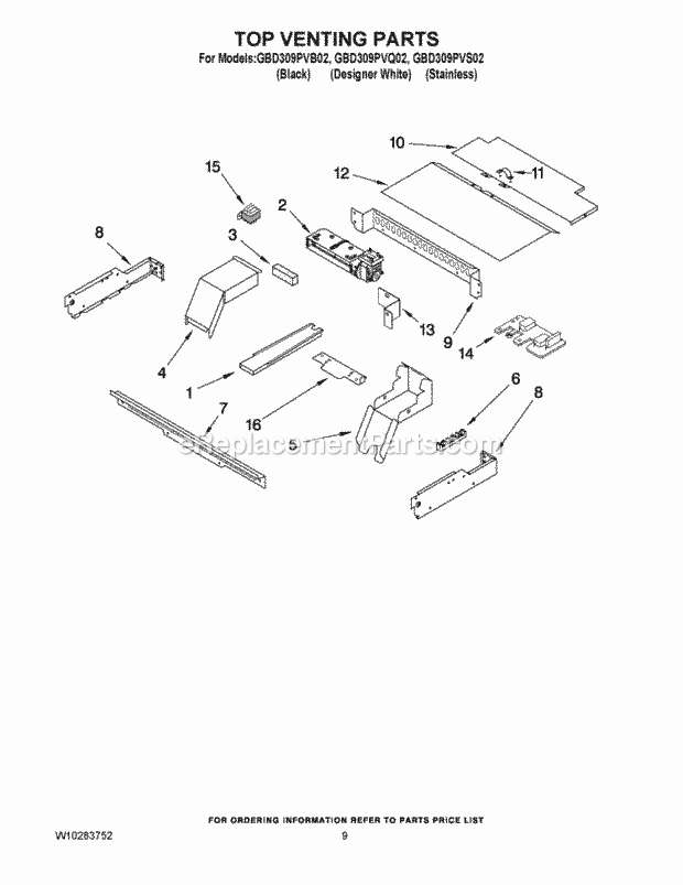 Whirlpool GBD309PVQ02 30