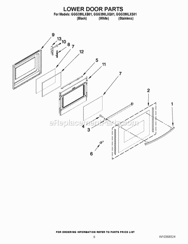 Whirlpool GGG390LXQ01 30