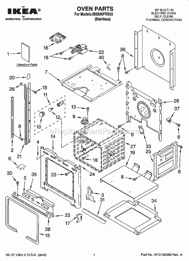 Whirlpool IBS550PRS03 30