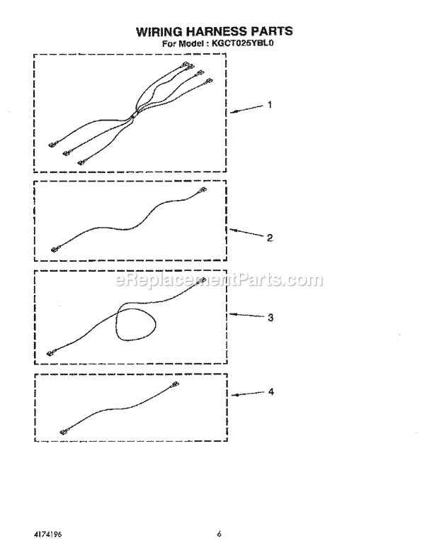 Whirlpool KGCT025YAL0 Range Page B Diagram