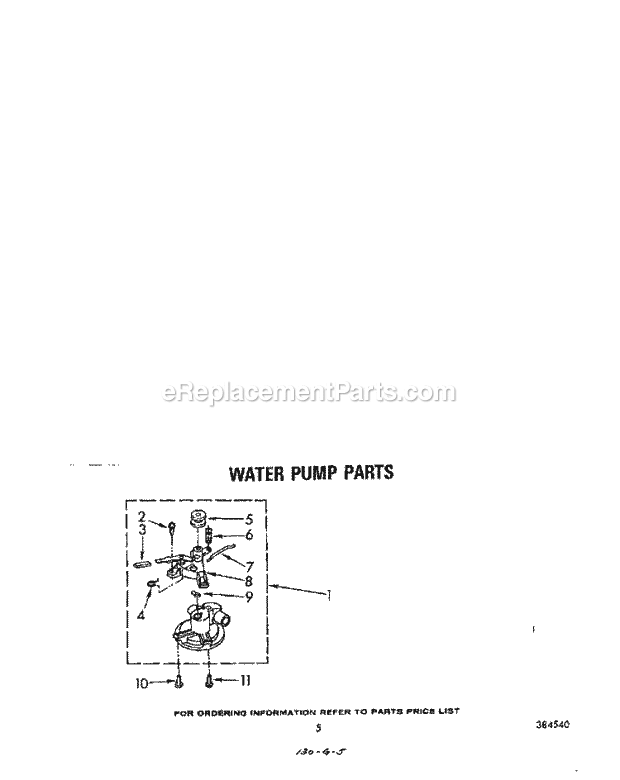 Whirlpool LA6900XKW2 Washer Water Pump Diagram