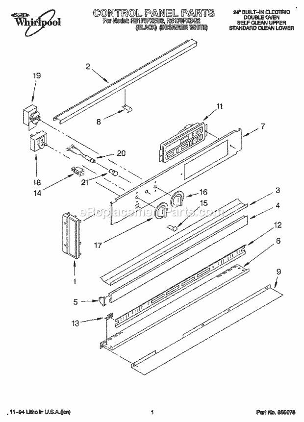 Whirlpool RB170PXBQ2 24