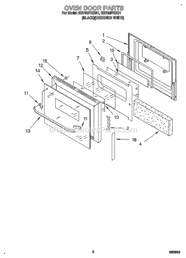 Whirlpool RB760PXBB1 27