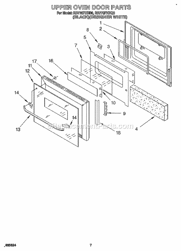 Whirlpool RB770PXBB0 27