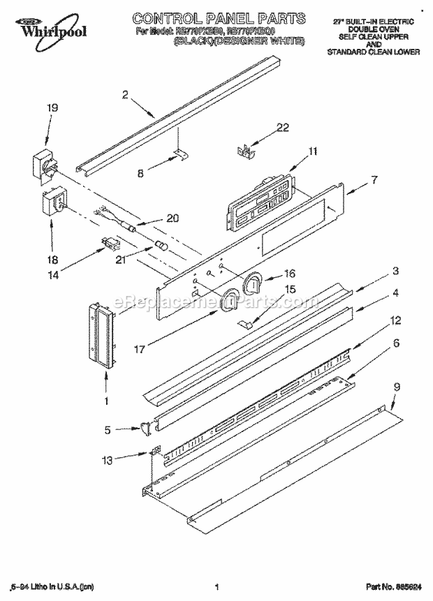 Whirlpool RB770PXBQ0 27