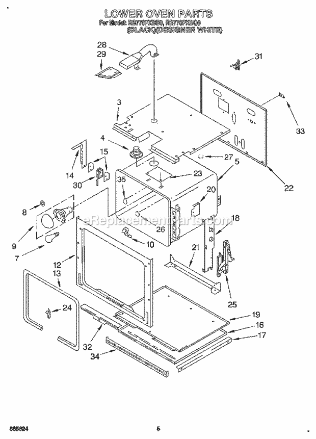 Whirlpool RB770PXBQ0 27